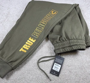 Nuevo con etiquetas Pantalón Jogger True Religion True Block Para Hombre Talla Grande Bolsillo Kalamata - Imagen 1 de 4