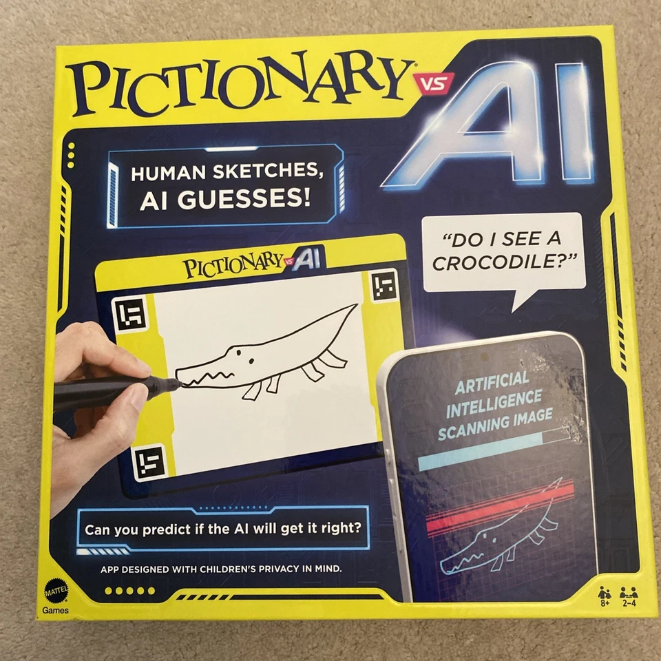 Pictionary Vs AI Game - You Draw And AI Guesses! Ages 8+ - Image 1 of 2