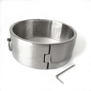 Collar Emperador Negro 6CM Alto Acero Inoxidable Hombre y Mujer SM Juguetes para Perros - Imagen 1 de 6
