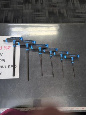 Snap-on Tools 6pc Metric SOFT GRIP T-HANDLE Hex ALLEN Set - Image 1 of 4