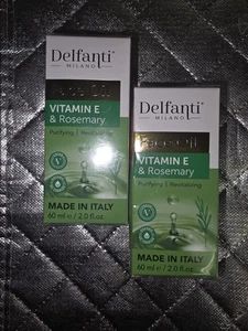 Delfanti Milano Vitamin E & Rosemary Face Oil 60 mL / 2 fl. oz. Lot Of 2 - Picture 1 of 4