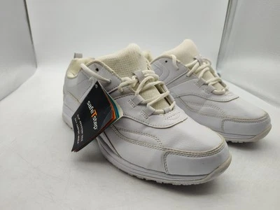 Safe T шаг женские туфли белый масло/скольжение устойчивый комфорт размер 10 Вт широкий новый - Изображение 1 из 4