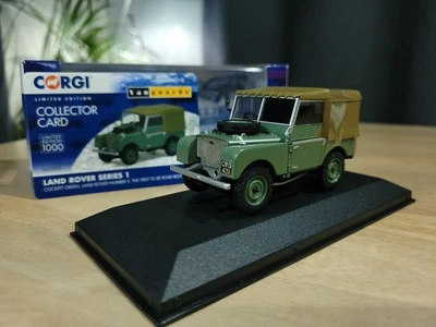 Corgi Vanguards VA11115 Land Rover Series 1 Cockpit Green  Rare. New. - Image 1 of 4