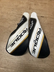 Lot of 2 Callaway Rogue ST Fairway Wood Headcovers Adjustable Tags (C4) - Picture 1 of 4