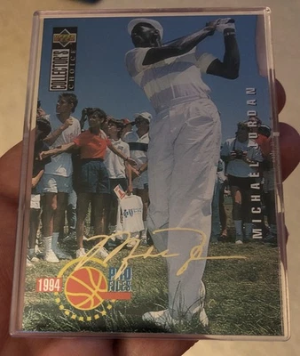 Гольф 1994 Upper Deck UD Collector's Choice Gold Signature Michael Jordan MJ #204 - Изображение 1 из 3