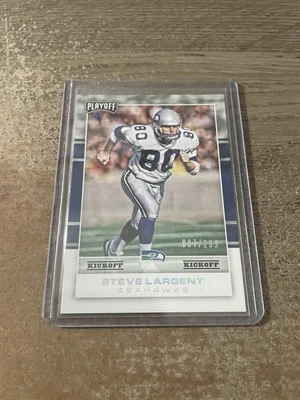 2017 Panini Playoff Kick Off  #’D /299 Steve Largent #177 HOF - Image 1 of 2