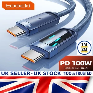 PD 100W 5A USB-C to USB-C Super Fast Charging Cable – LED Display - Picture 1 of 21