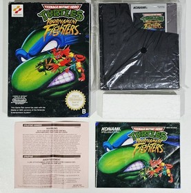 Rare Nintendo NES PAL-B TEENAGE MUTANT HERO TURTLES - TOURNAMENT FIGHTERS dt CIB