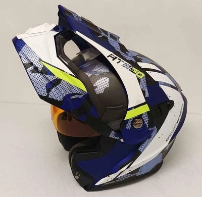 Scorpion EXO-AT950 Modular Helmet Outrigger Matte Blue Size 2XL - Image 1 of 4