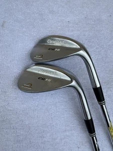Cleveland CG15 Wedge Set SW 54° LW 58° Zip Grooves Steel Wedge Flex Shafts RH - Picture 1 of 4