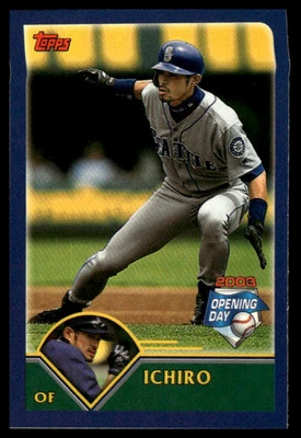 2003 Topps Opening Day #NNO Ichiro Mini Stickers - Image 1 of 2