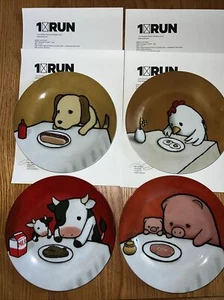 Luke Chueh Revenge es un plato vaca cerdo perro pollo placa de cerámica estampada 1xRun - Imagen 1 de 2