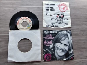 3x Single Schallplatte Frank Zander(Rosita,Oh Susi,Dan Prost mein Freund...)7" - Bild 1 von 2