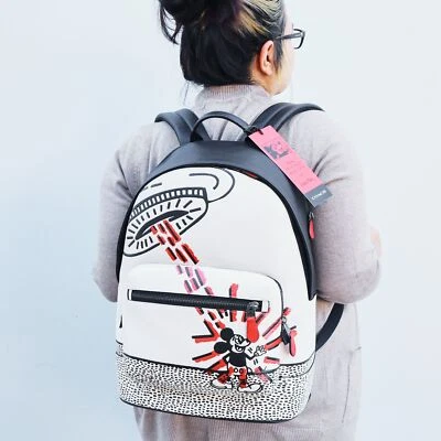 Mochila Coach Edición Limitada UFO STRIKE MICKEY Tamaño Completo Nueva con Etiquetas  Foto 1 de 4