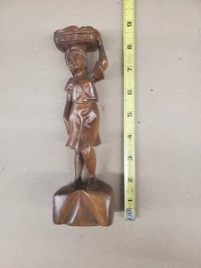 Carved Wooden Statue - Picture 1 of 1