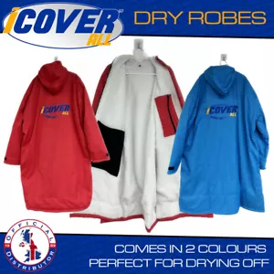 Dry Changing Robe Waterproof Hooded Coat Surfing Swimming Outdoors MED+X LARGE - Picture 1 of 24