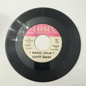 45 RPM HBR-495 Scotty McKay Waikiki Beach PROMO 1966 Hana-Barbera - Picture 1 of 4