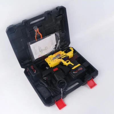 8-34mm Automatic Rebar Tying Machine Rebar Tier Tool 13200Mah 1 Battery NEW - Image 1 of 4