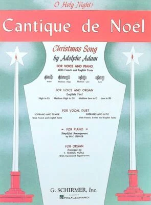 O Holy Night! Piano Sheet Music (Cantique de Noel) - Image 1 of 3