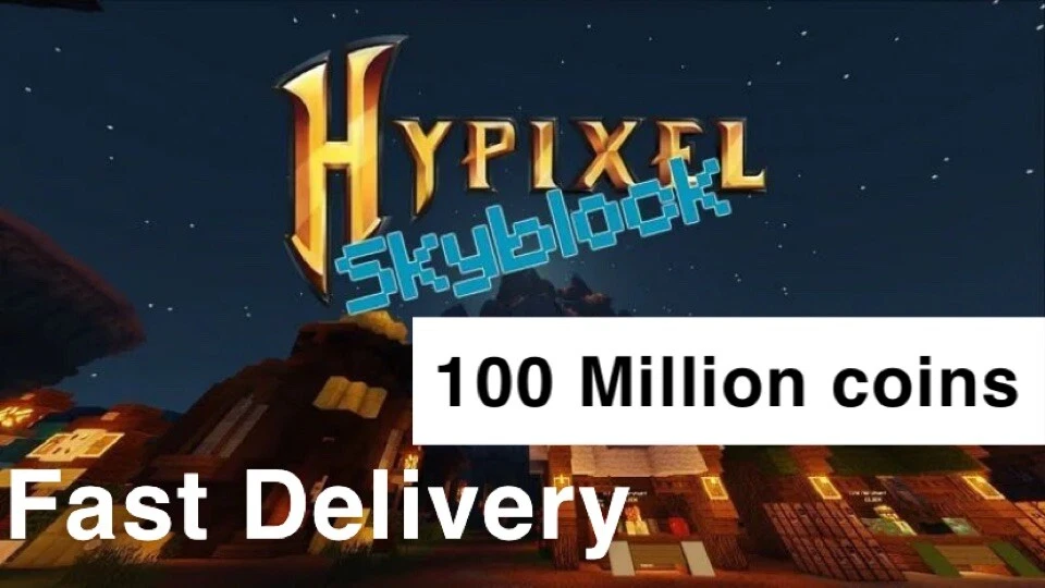 Hypixel Skyblock 100mil coin - Image 1 of 1