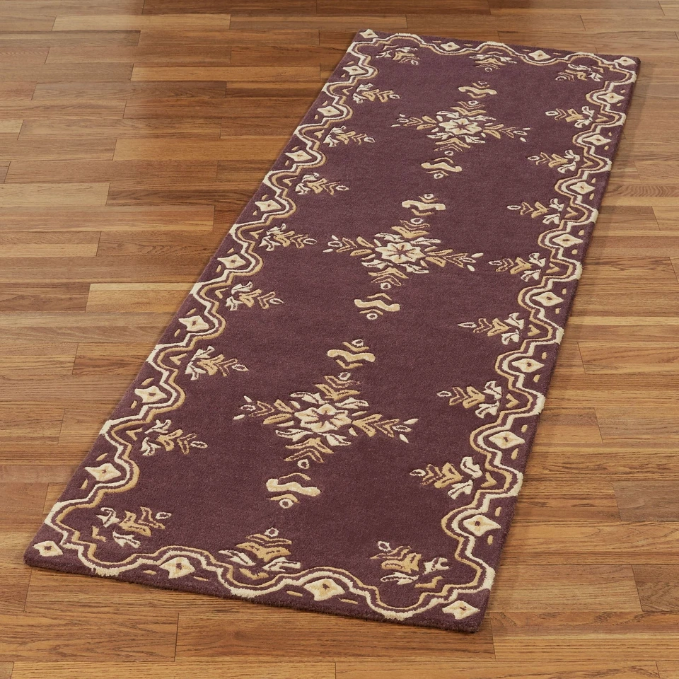 Wilmington Handcarved Wool Rectangle Rug Foto 1 de 1