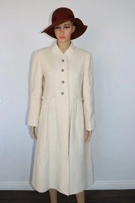 Vintage Miss Magnin at I. Magnin Cream Beige Coat Size S/M - Image 1 of 4