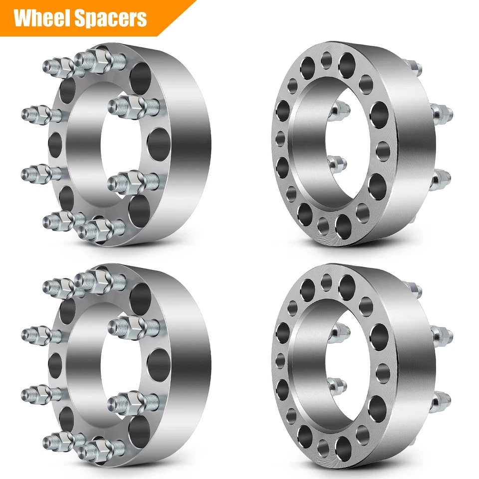4 Pcs 2" 8 X170 14 X1.5 Wheel Spacers For 2003-2025 Ford F-250 Super Duty - Image 1 of 4