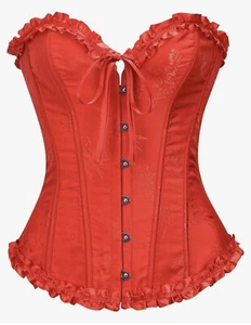 Corsé Szivyshi Top Bustier Prendas moldeadoras Rojo - Imagen 1 de 8