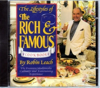 Lifestyles of the Rich & Famous Cookbook (PC-CD, 1992) Windows - NEW Sealed JC - Image 1 of 2