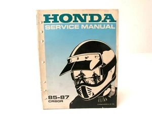 Honda CR80R CR 80R 1985 1987 servicio taller de reparación libro manual 61GC404 FABRICANTE DE EQUIPOS ORIGINALES - Imagen 1 de 9