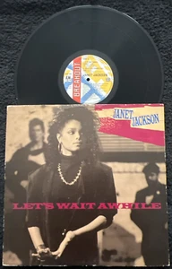 Janet Jackson – Let's Wait Awhile (Remix) / Nasty 12'' Vinyl 1987 TESTED VG+/VG+ - Picture 1 of 7