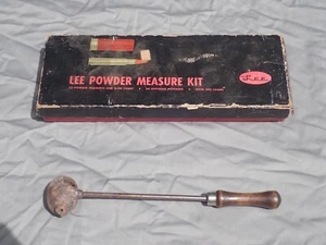 Vintage Lee Powder Measure Kit & Lead Pouring Ladle - Picture 1 of 13