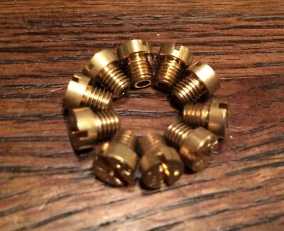 GENUINE DELLORTO 5MM MAIN & IDLE JET - UA UB ME PHBG SHA VHB PHF PHM CARBURETOR - Image 1 of 2
