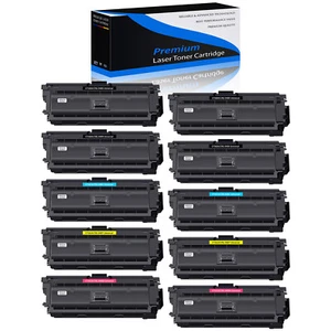 10PK CF360A-363A BK/C/Y/M 508A Toner Color Set for HP LaserJet  M553dh MFP M577 - Picture 1 of 24