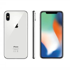 IPHONE X Remis à Neuf 64GB Grade B Blanc Argent Originale Apple Reconstruire