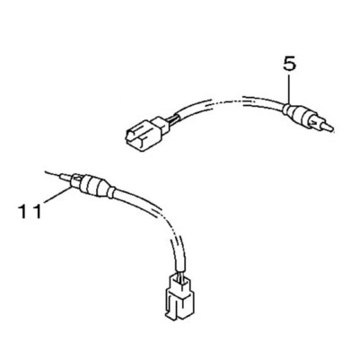 Genuine Brake Light Switch Assembly in Set for Yamaha Zuma 125 2009-2015 - Изображение 1 из 2