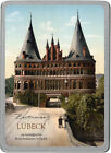 Postkarten-Set Zeitreise Lübeck. 