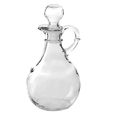 Anchor Hocking Glas Öl & Essig Flasche Mit Stopper - 205ml - Hergestellt IN Den - Bild 1 von 2