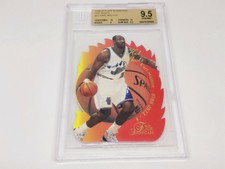 1996-97 Flair Showcase Hot Shots KARL MALONE BGS 9.5!! w 10 subs