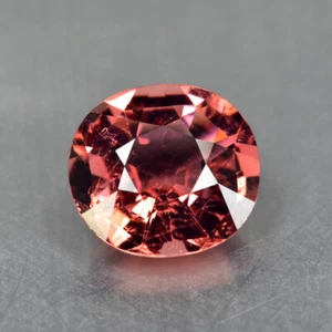 3,39 kt individueller Ovalschliff _ feine Qualität unbeheizter orangeroter Turmalin _ Mosambik - Bild 1 von 1