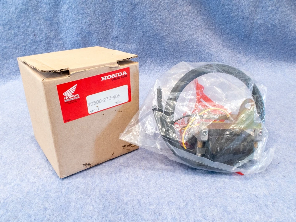 Conjunto de repuesto de bobina de encendido OEM para Honda CL77 30500-273-405 NUEVO DE LOTE ORIGINAL Foto 1 de 1