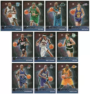 2018-19 Donruss Retro Series HOF 30 carte set completo Bird Pippen Kobe Bryant + - Foto 1 di 3