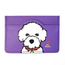 Marc Tetro Women's Card Case Cardholder  Bichon