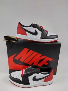 Air Jordan 1 Retro OG Low "Black Toe" Men's Size 9.5 - Picture 1 of 9