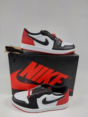 Air Jordan 1 Retro OG Baja "Puntera Negra" Para Hombre Talla 9.5  Foto 1 de 4