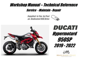 Ducati Hypermotard 950SP 950 SP Service Reparatur Werkstatthandbuch USB 2019 - 2022 - Bild 1 von 9