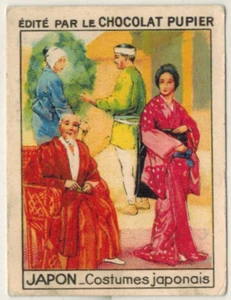 Chromo-Japon-Costume japonais-Asie-Chocolat Pupier-Db.20 - Imagen 1 de 2