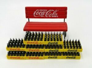 MINIATURE Coca Cola Truck Coke Cases Train Dollhouse 1:24 Scale LOT OF 5!!