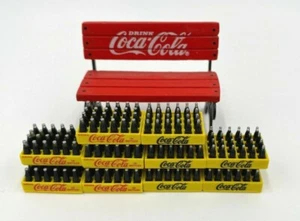 Miniatur Coca Cola LKW Coke Koffer Zug Puppenhaus Maßstab 1:24 5 Stück!! - Bild 1 von 7