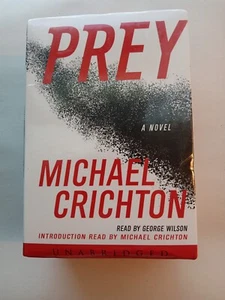 PREY Audiobook by Michael Crichton Unabridged 13 Hours 9 Cassettes "SEALED" - Picture 1 of 5